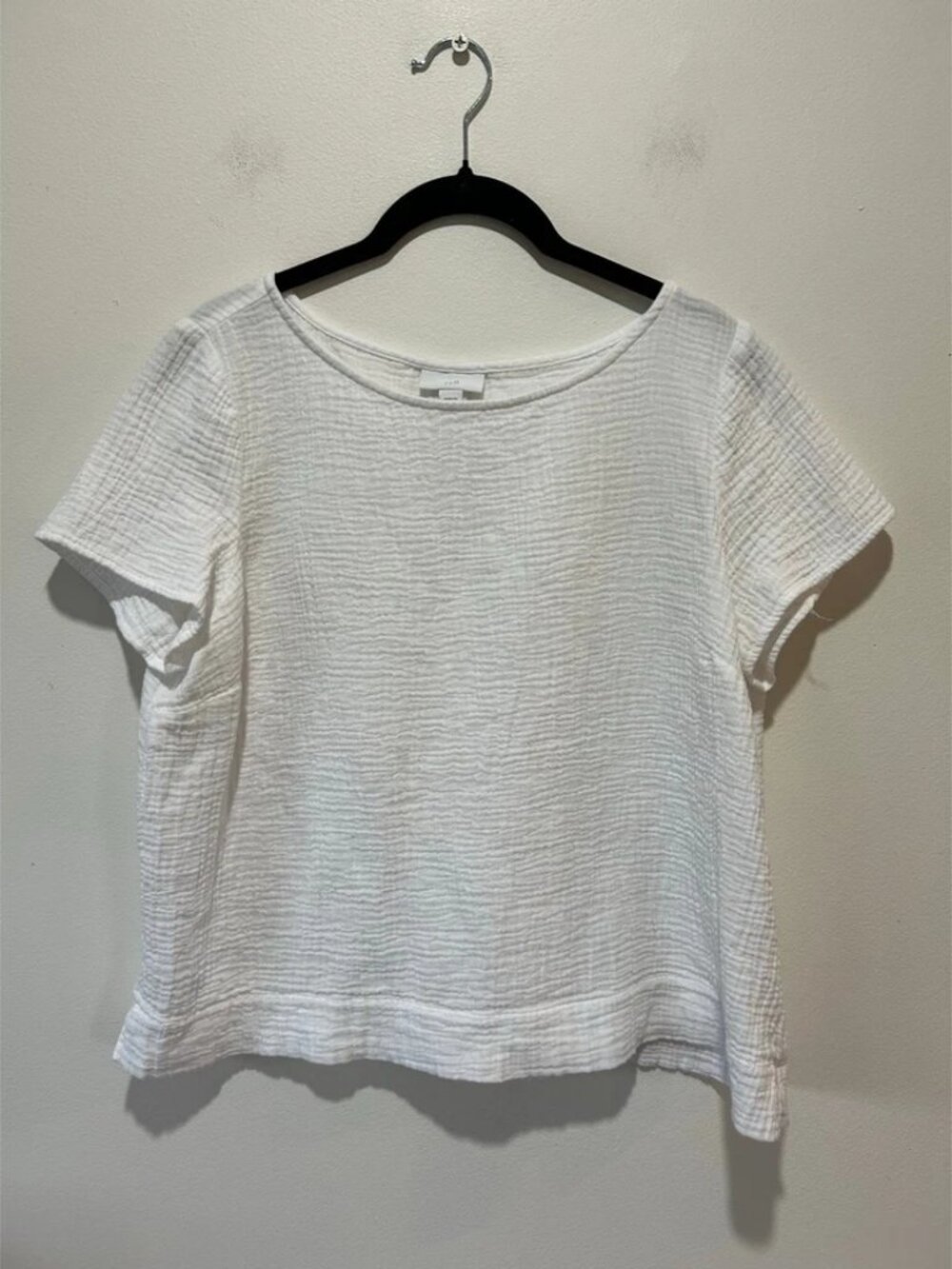 Virtuelle Size S Women’s Top Tee Short Sleeve Stretch Brown Organic Cotton